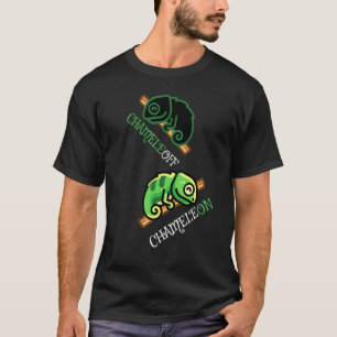 Chameleon Chameleoff Lizard Reptiles Gecko Surpris T-Shirt