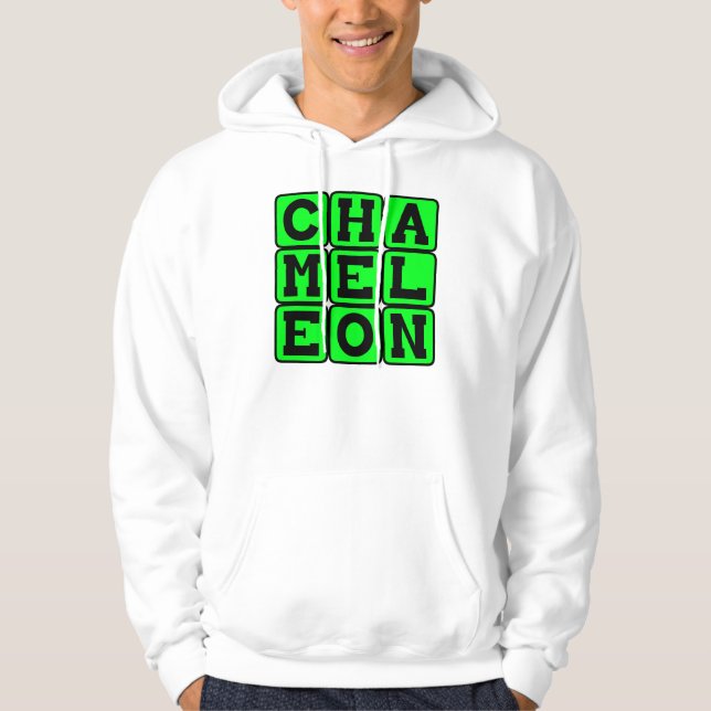 Chameleon, Colour-Changing Lizard Hoodie (Front)