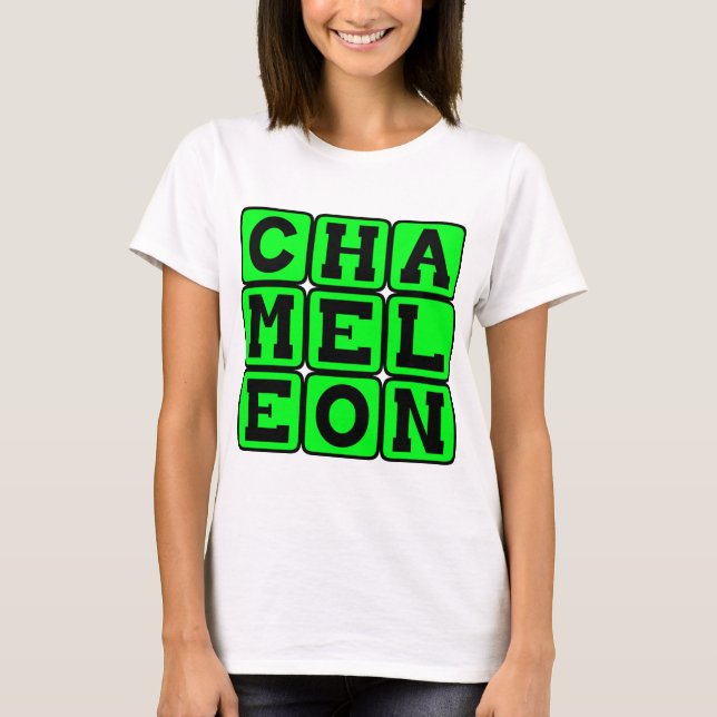 Chameleon, Colour-Changing Lizard T-Shirt (Front)