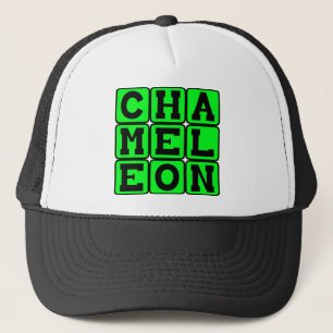 Chameleon, Colour-Changing Lizard Trucker Hat