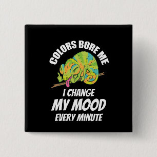 Chameleon - Colours Are Boring 15 Cm Square Badge