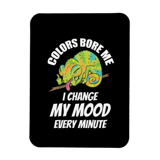 Chameleon - Colours Are Boring Magnet (Vertical)