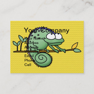 Chameleon Cute Funny Business Card