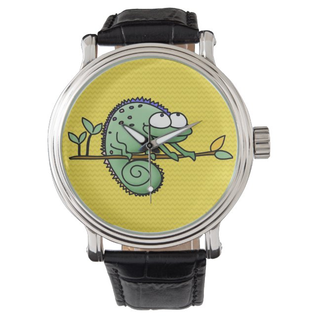 Chameleon Cute Funny  Watch (Front)