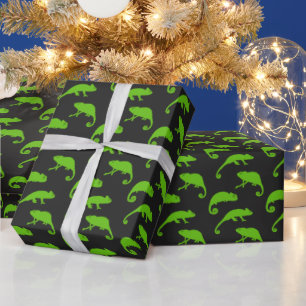 Chameleon Exotic Reptile Pattern Wrapping Paper