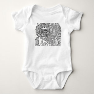 Chameleon Face Baby Bodysuit
