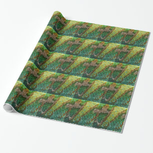 CHAMELEON FAUX SKIN TEXTURE WRAPPING PAPER