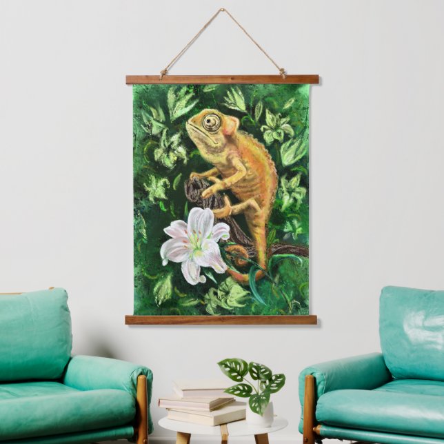Chameleon Hanging Tapestry (Living Room)