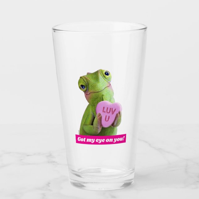 Chameleon Heart (Luv U) Glass (Front)