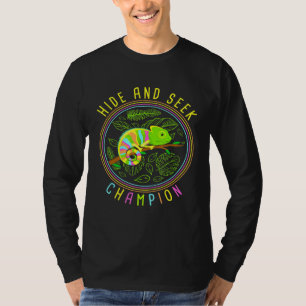 Chameleon Hide And Seek Champion Reptiles T-Shirt