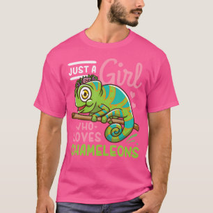 Chameleon Just A Girl Who Loves Chameleons T-Shirt