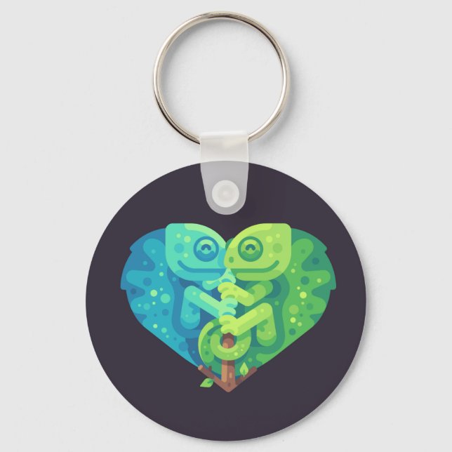 Chameleon Key Ring (Front)