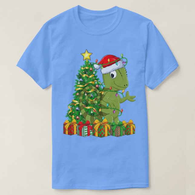 Chameleon Lighting Xmas Tree Matching Chameleon Ch T-Shirt (Design Front)