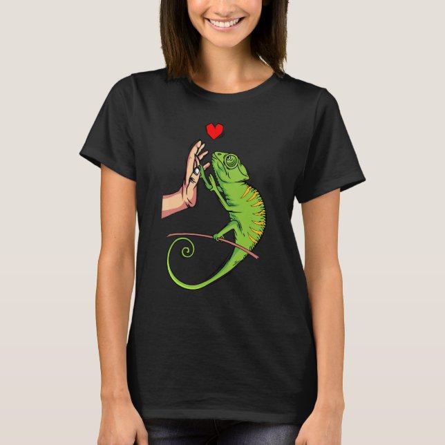Chameleon  Lizard Women Girls Kids T-Shirt (Front)