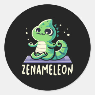 Chameleon Lover Classic Round Sticker