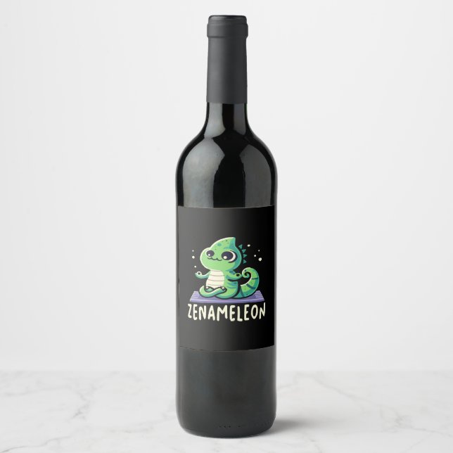 Chameleon Lover Wine Label (Front)