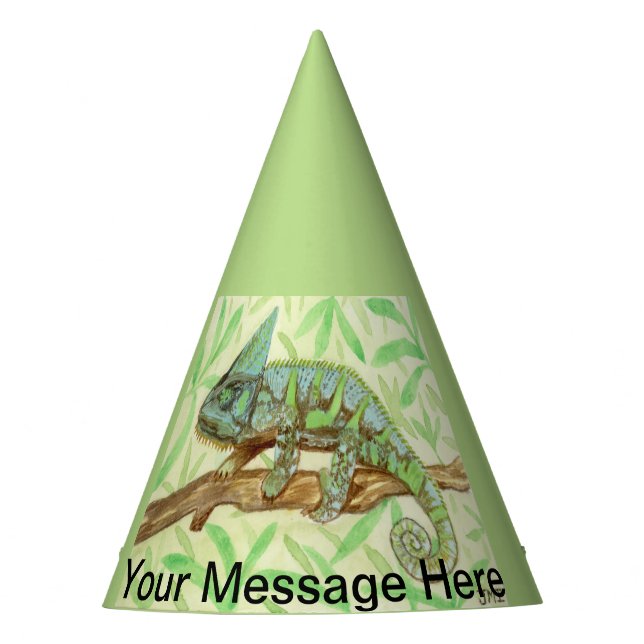 Chameleon Party Hat (Front)