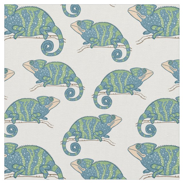 Chameleon Pattern Fabric (Close Up)