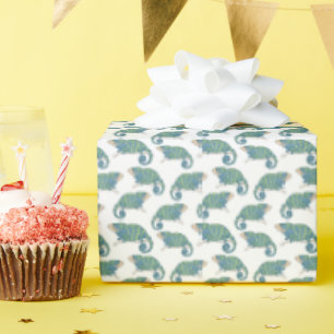 Chameleon Pattern Wrapping Paper