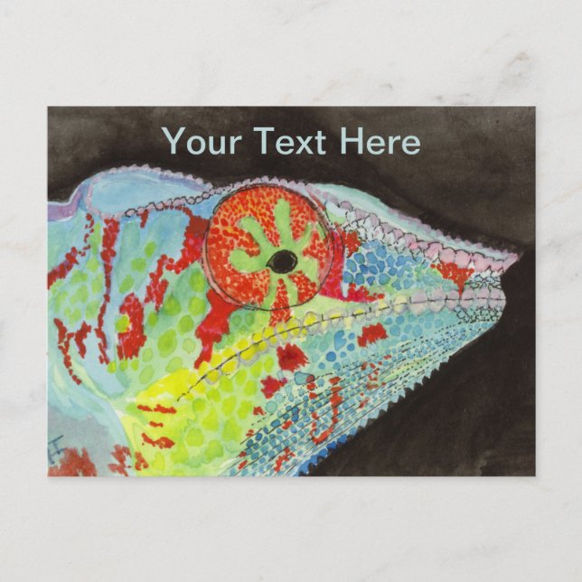Chameleon Postcard (Front)