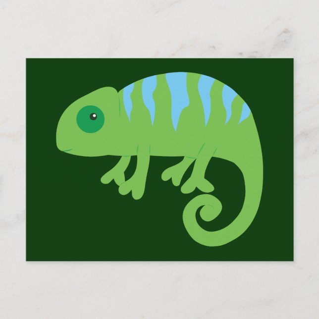 Chameleon Postcard (Front)