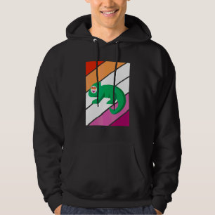 Chameleon Pride Lesbian Flag Lgbtq Proud Ally Prid Hoodie