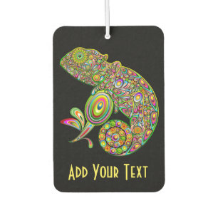 Chameleon Psychedelic Fantasy Car Air Freshener