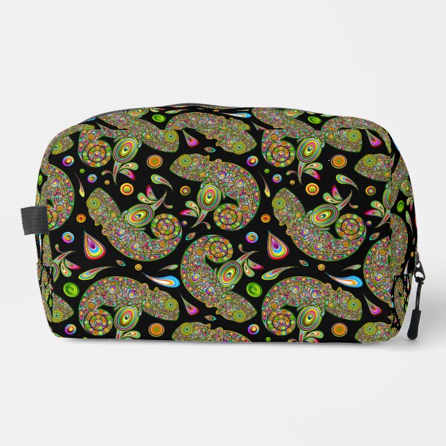 Chameleon Psychedelic Fantasy Dopp Kit (Front)