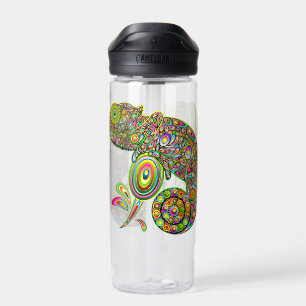 Chameleon Psychedelic Fantasy Water Bottle