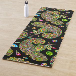 Chameleon Psychedelic Fantasy Yoga Mat