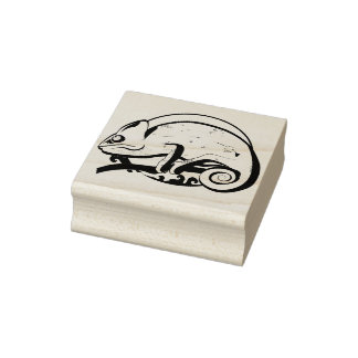 Chameleon Rubber Stamp
