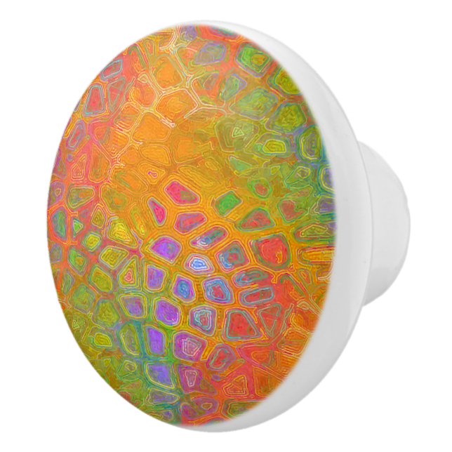 Chameleon Skin Ceramic Knob (Right)