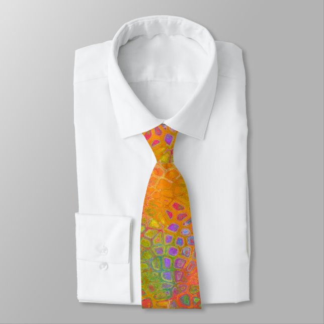 Chameleon Skin Tie (Tied)