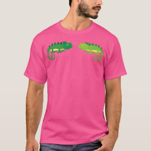 Chameleon Summer Wedding Anniversary Valentine Him T-Shirt