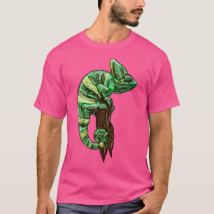 Chameleon Tropical Lizard Cool Jungle Animal Idea T-Shirt