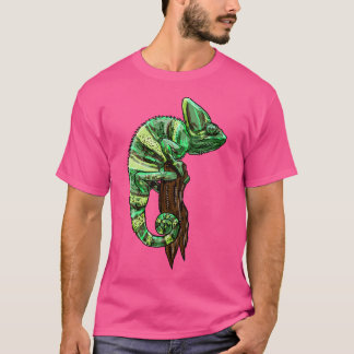 Chameleon Tropical Lizard Cool Jungle Animal Idea T-Shirt
