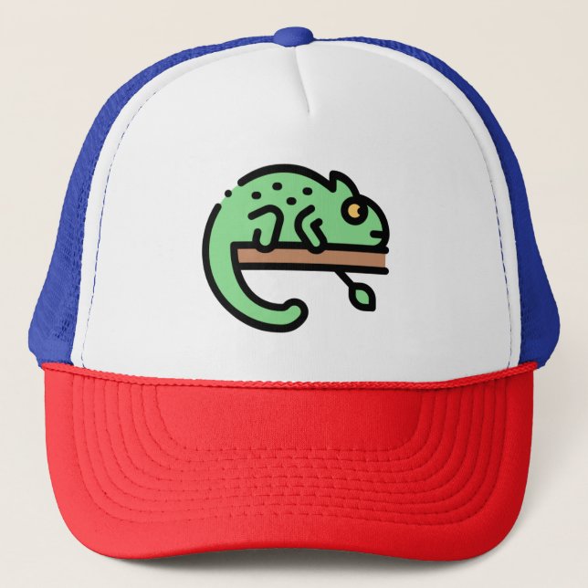 Chameleon Trucker Hat (Front)
