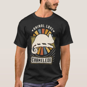 Chameleon Vintage Classic Retro Animal T-Shirt