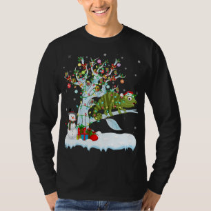 Chameleon Xmas Element Tree Lighting Chameleon Chr T-Shirt