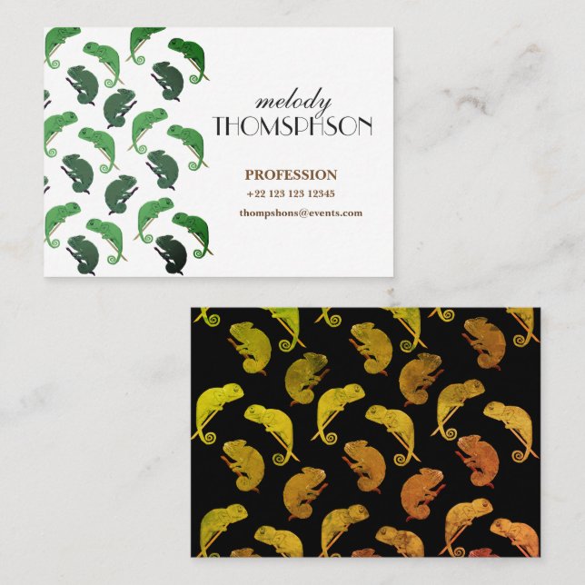 Chameleons  business card (Front/Back)
