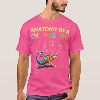 Chameleons Lizards Lizard Reptiles Anatomy Of A Ch T-Shirt