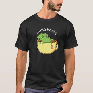 Chamo-meleon Animal Tea Pun Dark T-Shirt