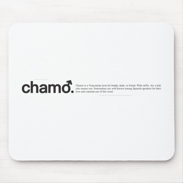 Chamo Mouse Pad (Front)