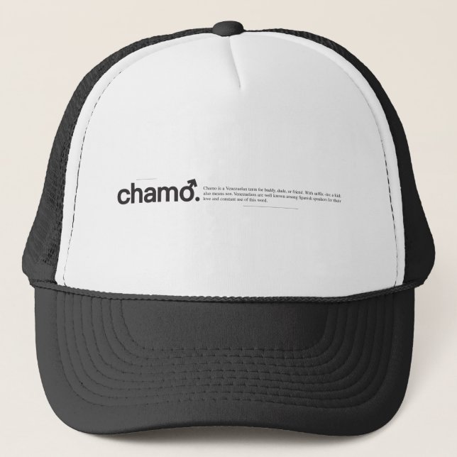 Chamo Trucker Hat (Front)