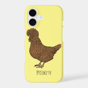 Chamois polish chicken cartoon illustration