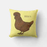 Chamois polish chicken cartoon illustration