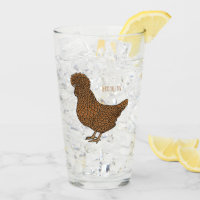 Chamois polish chicken cartoon illustration