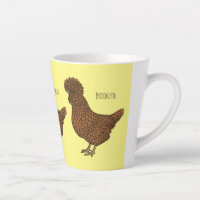 Chamois polish chicken cartoon illustration