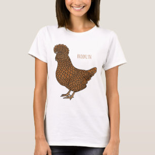 Chamois polish chicken cartoon illustration T-Shirt