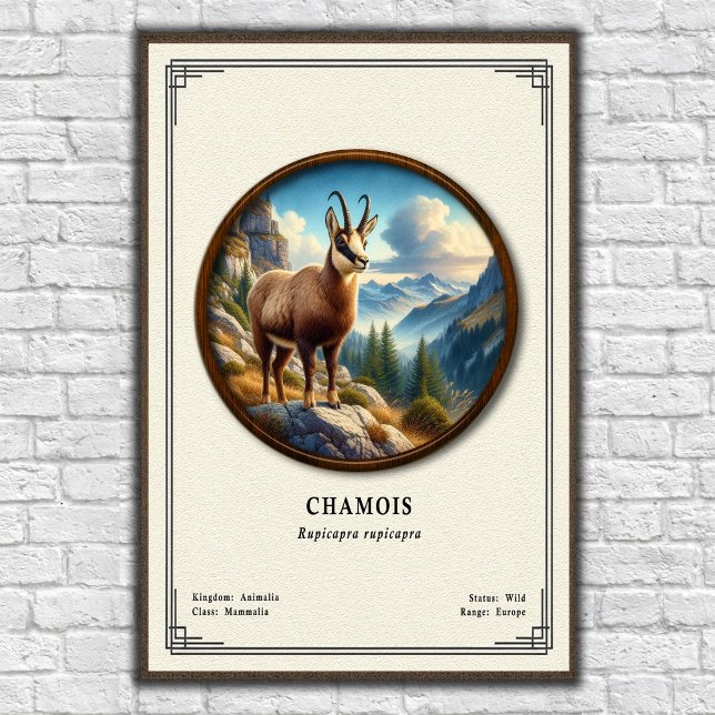 Chamois Zoology Series Poster (Creator Uploaded)